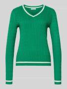 Slim fit shirt met lange mouwen in gebreide look