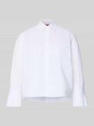 Regular fit overhemdblouse van katoenmix, model 'EGGY'