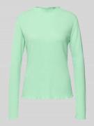 Slim fit shirt met lange mouwen met viscose