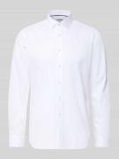 Regular fit zakelijk overhemd van katoen met kentkraag