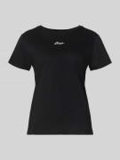 Regular fit T-shirt van puur katoen, model 'C_ELOVE_EMBRO'