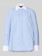 Regular fit blouse met lange mouwen van puur katoen, model 'ERSENNY'