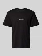 T-shirt met labelstitching, model 'NORREBRO'
