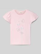 Regular fit T-shirt van puur katoen