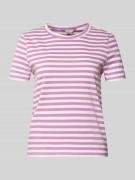 T-shirt met streepmotief
