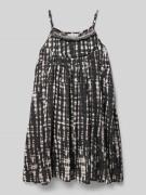 Jurk van viscose met spaghettibandjes