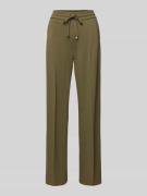 Straight leg stoffen broek met strookzak, model 'FREDDY'