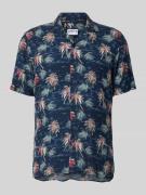 Slim fit zakelijk overhemd met reverskraag