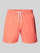 Zwembroek met contrasterende siernaden, model 'Uni'