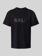 T-shirt met logo en ronde hals