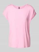 Loose fit T-shirt van lyocellmix, model 'AVA'