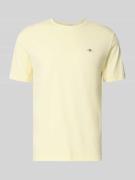 Regular fit T-shirt met logostitching