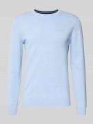 Regular fit pullover van puur katoen