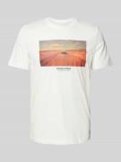 Regular fit T-shirt van puur katoen