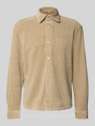 Regular fit vrijetijdsoverhemd in ribcordlook