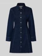 Regular fit mini-jurk in denimlook, model 'Classic'