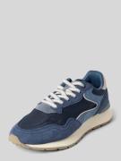 Sneakers met reliëflogo, model 'City'