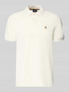 Slim fit poloshirt met logostitching