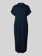 Midi-jurk met platte kraag, model 'Wannie'