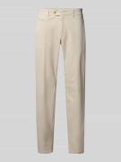 Straight fit stoffen broek met lyocell, model 'Everest'