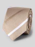 Stropdas van pure zijde met logopatch (6,5 cm)