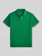Slim fit poloshirt van puur katoen