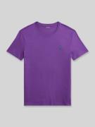 Regular fit T-shirt van puur katoen