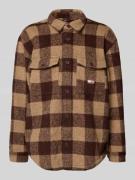 Loose fit vrijetijdsoverhemd met all-over motief