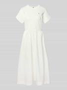 Uitlopende vrijetijdsjurk van materiaalmix, model 'CODY'