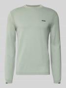 Regular fit gebreide pullover van puur katoen, model 'EVER X'