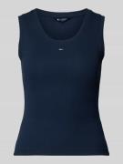 Slim fit tanktop van katoenmix