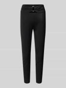 Slim fit legging met plooien