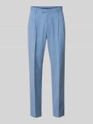 Straight fit pantalon met persplooien