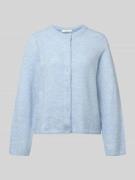 Regular fit sweatjack van wolmix met alpaca, model 'LULU NEW'