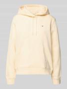 Regular fit hoodie van katoenmix
