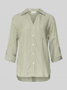 Regular fit blouse met lange mouwen van pure viscose