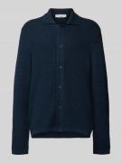 Regular fit gebreid jack van puur katoen