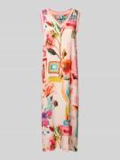 Midi-jurk met V-hals