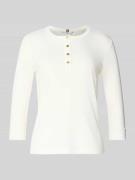 Slim fit T-shirt van puur katoen