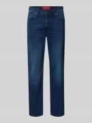Straight fit jeans van katoenmix, model 'CLARK ORIGINAL'