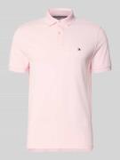 Regular fit poloshirt van katoenmix