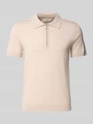 Regular fit poloshirt van zuivere wol, model 'TRAY'