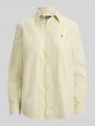 Regular fit overhemdblouse van puur katoen