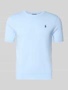 Slim fit T-shirt van puur katoen