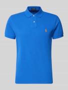 Slim fit poloshirt van puur katoen