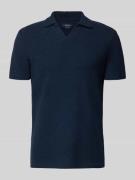 Regular fit poloshirt van katoenmix