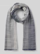 Sjaal van viscose met franjes