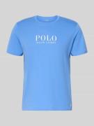 Regular fit pyjamabovendeel van puur katoen, model 'CREW-SLEEP-TOP'