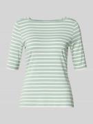 Slim fit T-shirt van viscosemix