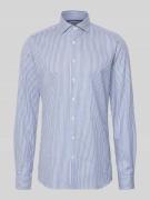 Body fit zakelijk overhemd met kentkraag